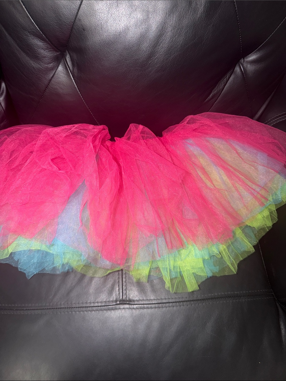 Bright Hot Pink Layered Tulle Tutu Skirt